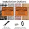 Signmission Active Shooting Range Ahead No Trespassing OSHA Warning Sign, Plastic, 10in W x 7in L, 2PK OS-2PACK-WS-P-710-L-11969 - alternate 5